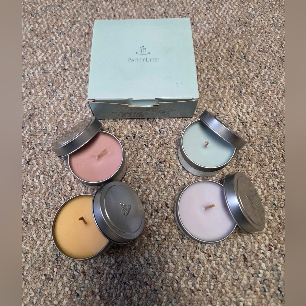Retired‎ Well Being By Partylite Candle Tin Gift Set